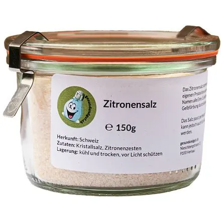 Zitronensalz 150 g im Glas